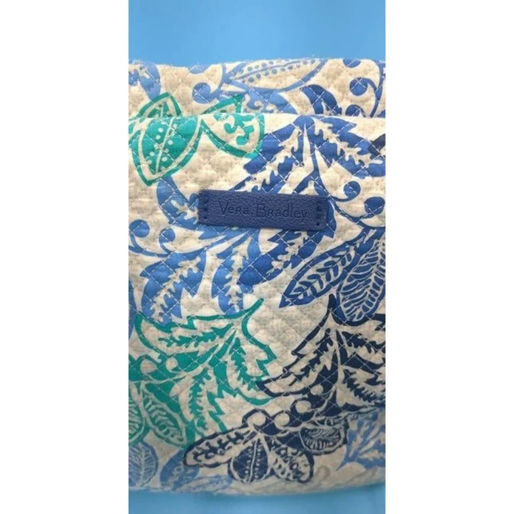 Vera Bradley Santiago Hensley Bag with Snap Close Accordion Wallet Floral